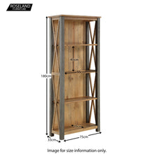 Load image into Gallery viewer, Urban Elegance Reclaimed Tall Bookcase
