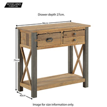 Load image into Gallery viewer, Urban Elegance Small Console Table
