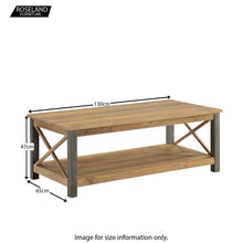 Load image into Gallery viewer, Urban Elegance Extra Large Coffee Table
