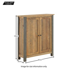 Load image into Gallery viewer, Urban Elegance Shoe Storage Cupboard
