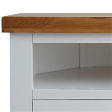 Load image into Gallery viewer, Chatsworth White 90cm Corner TV Stand
