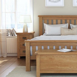Zelah Oak Blanket Box